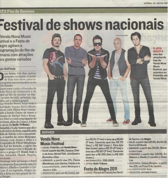 Festival de shows nacionais